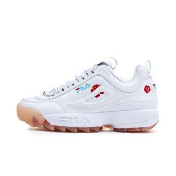 Fila 斐樂 Disruptor II [5-C131Z-125] 女 運動休閒鞋 厚底 舒適 白 紅