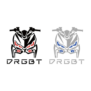 DRGBT DRG2 二代 機車車型反光貼紙 機車 防水車貼 兩色可選擇 獨家設計製作 簍空無底 防水耐曬 反光屋FKW
