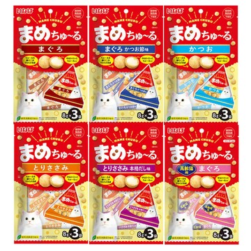 CIAO 【12入組】日本- 啾嚕球貓零食系列 8g*3入
