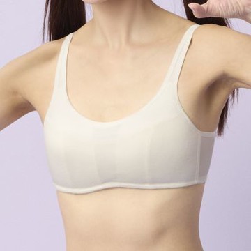 嬪婷-冰牛奶纖維 AA70-85罩杯學生二階內衣(泡泡粉) 套穿式短背心-BB1645AALP