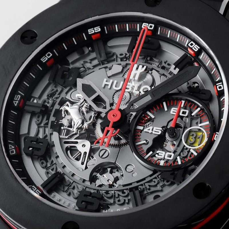 ウブロ 純正ストラップ フェラーリ Authentic HUBLOT Ferrari - Limited Edition - Rubber Strap