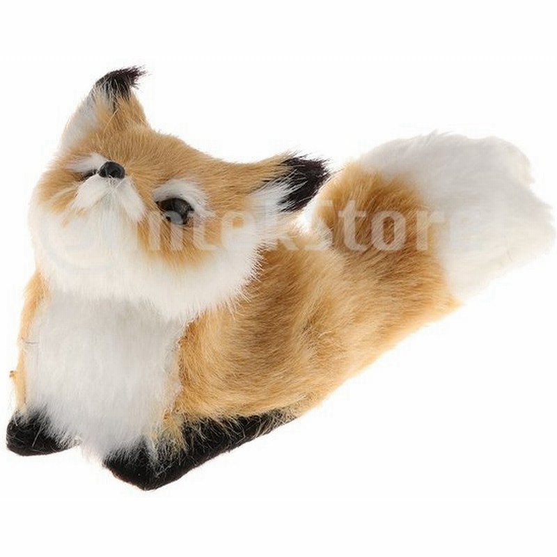 動物フィギュア 可愛いキツネ ぬいぐるみ おもちゃ 人形 手作り 工芸品 全2種 通販 Lineポイント最大0 5 Get Lineショッピング