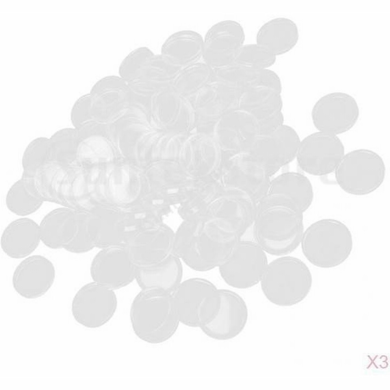 300ピースラウンドコインカプセル Mmコイン収集用品用コインホルダーケースを保護します 通販 Lineポイント最大0 5 Get Lineショッピング