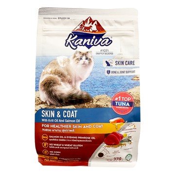 Kaniva 卡咪哇 全齡貓乾飼料 皮膚皮毛保健配方  鮪魚  370g  1個