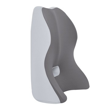 Kyhome 3D包裹支撐護腰靠墊/記憶棉辦公坐墊/椅背護臀靠枕  灰色  42.2 x 16.6 x 42.4cm