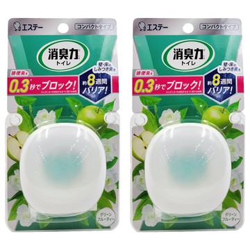 ST 雞仔牌 消臭力 強效持久型 浴廁除臭劑 6ml 青蘋果香 綠色  2個