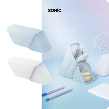 Sonic日本 自站立磁吸穩定筆袋-標準尺寸款 7.5X20X5.5cm - 阿法.伊恩納斯