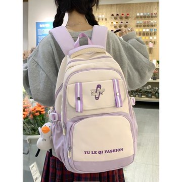 書包女初中生大容量中學生高中女生小學生高顏值五六年級雙肩背包