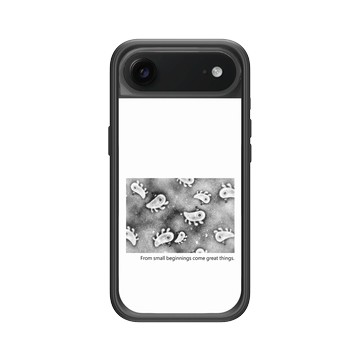 iPhone Air Mod NX -邊框背蓋組合 (相機按鈕) 黑 - 怪奇事物所 Incrediville - 所長細胞群_白