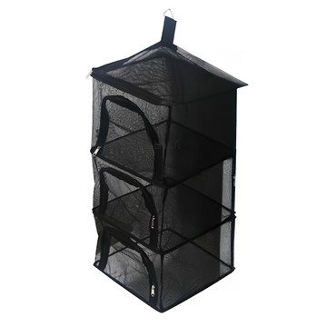 捷華 方形曬網  36 x 36 x 96cm  紅色  4層  1入