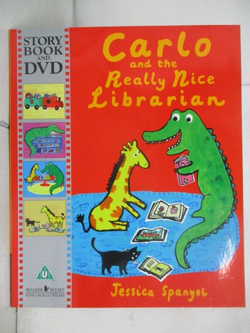 【書寶二手書T3／少年童書_R8H】Carlo and the Really Nice Librarian_Jessica Spanyol