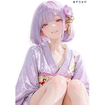 【12月新品】07-109-0036 人物貼紙 性感和服女孩