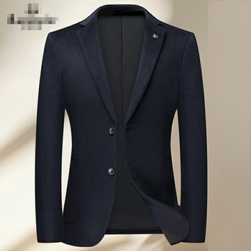 現貨+預購 西裝外套休閒西服-保暖秋季羊毛免燙西服男外套2色74ie22【獨家進口】【米蘭精品】