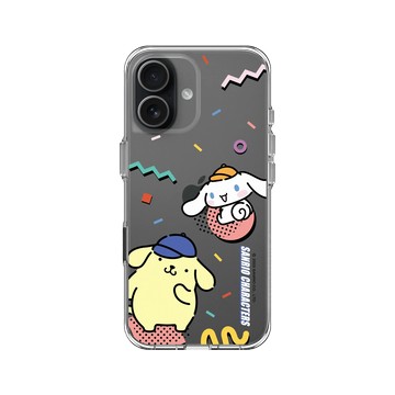 iPhone 17 Clear Case（相機按鈕） 透明 - 三麗鷗-布丁狗＆大耳狗綜合圖 Mix Characters - 繽紛布丁狗＆大耳狗