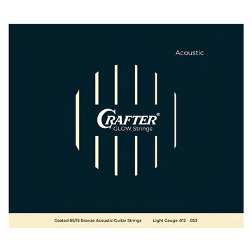 CRAFTER 民謠塗層琴弦  GLOW-AL  青銅色  1個