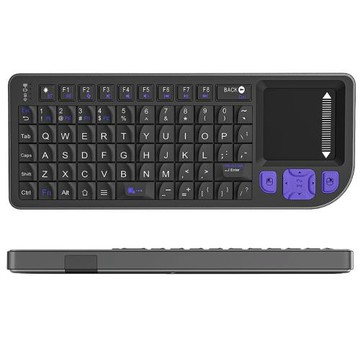 跨境新款藍牙迷你鍵盤鋁合金2.4G手機平板背光小鍵盤MiniKeyboard