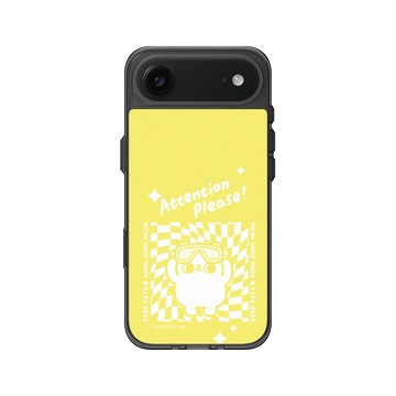 iPhone Air Clear (相機按鈕) 酷墨灰 - 爽爽貓 Song Song Meow by SECOND - Attention Please