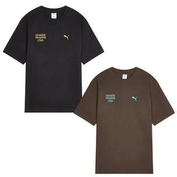 Puma 短袖上衣 男裝 女裝 MSC系列 黑/棕 63899201/63899279