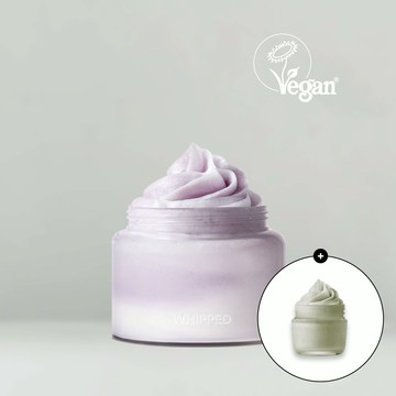 WHIPPED 薰衣草荷荷巴奶油潔面乳罐裝 80g 贈艾草茶樹潔面乳 25ml 官方旗艦店