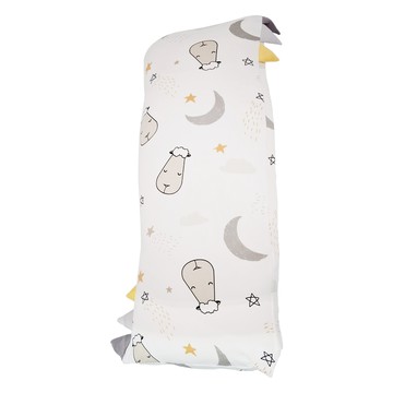 baa baa sheepz 抱抱羊 安撫抱枕 95%天然竹纖維  大(53 x 23cm)  晚安羊 米色