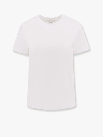 Nerina cotton t-shirt with max mara embroidery - MAX MARA - gender_Woman