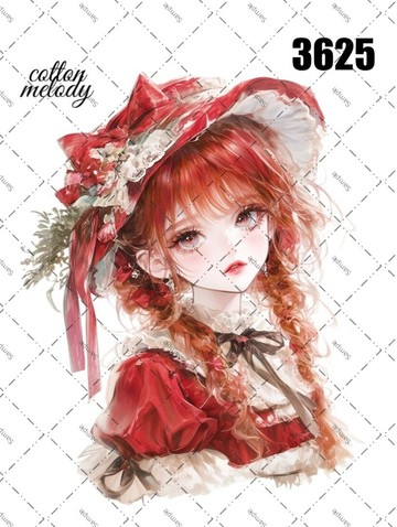 original sticker no.3625 人物貼紙 原創貼紙 原創人物貼紙 裝飾貼紙 cotton melody