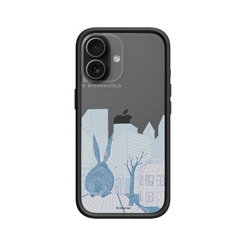 iPhone 17 Mod NX -邊框背蓋組合 (相機按鈕) 黑 - 幾米 Jimmy Liao - 兔子系列-城市祕密