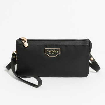 PLAYBOY-萬用小包附長背帶/手挽帶 Stance系列 - 黑色(551-0712-09-4)