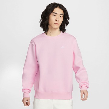NIKE AS M NK CLUB BB CREW 男長袖 粉-FN3887663