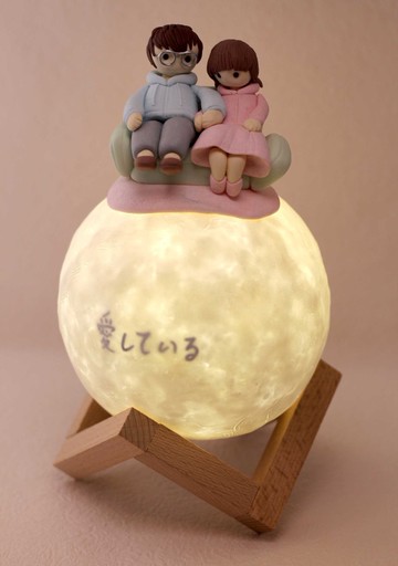 客製人像藍牙音響星球物語燈,一份永久的情人節禮物.(只寄香港)