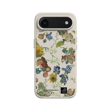 iPhone Air SolidX 貝殼灰 - Van Gogh Museum - Vincent 的花朵-50週年紀念款 透明