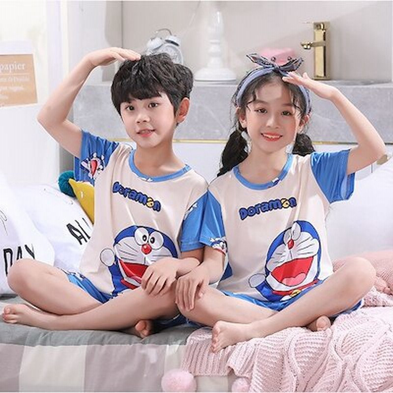 半袖 パジャマ キッズ 子供服 ナイトウェア 男の子 女の子 上下セット 韓国 夏秋 Tシャツ ショートパンツ 肌着 ルームウエア 寝間着 柔らかい 可愛い 肌触り 通気性 セットアップ 可愛い 通販 Lineポイント最大1 0 Get Lineショッピング