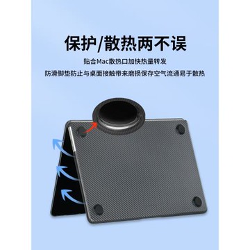 適用蘋果macbookair保護殼碳纖紋2023款mac筆記本超薄macpro14寸13透明M2電腦pro套軟macbookairm2配件16新19
