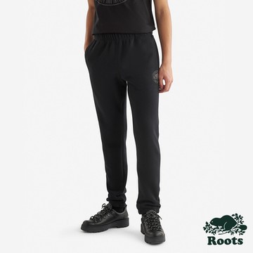 Roots男裝- HERITAGE BEAVER 棉褲-黑色
