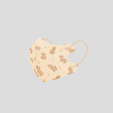 CHENYU辰昱 3D醫療透氣口罩(30入) 1-3歲 - 愜意水豚君