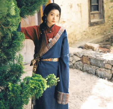 【跨界詩人】 城市遊牧風/水洗牛仔藏袍