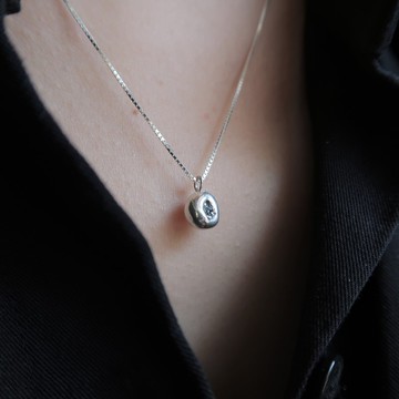 999純銀 厚款 彩色 藍寶石 尖晶石 原礦 方格鍊 項鍊 免費包裝