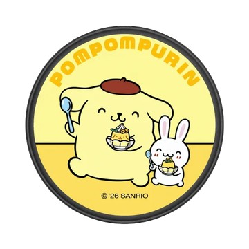 GRIP O (MagSafe 兼容） 黑 - 三麗鷗-布丁狗30週年 PomPomPurin (30th Anniversary) - 美味的布丁