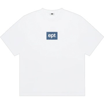韓國 ept BOX LOGO TEE 藍圖騰 - M