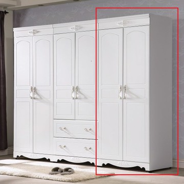 溫妮莎歐風2.7尺雙吊衣櫃