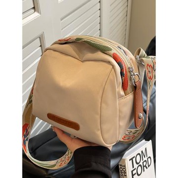 2025新款單肩小包包女斜挎包秋冬女包帆布包百搭女士牛津布貝殼包