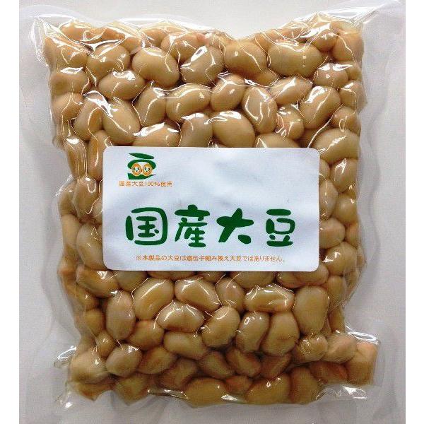 北海道産大豆水煮300ｇ×３袋（国産・無添加・無化学調味料・国内製造品）ヤマリュウ