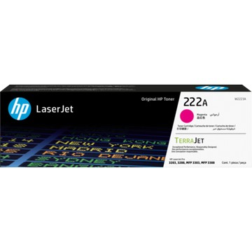 HP 222A 紅色原廠 LaserJet 碳粉匣(W2223A) For CLJ 3203dw / 3303sdw / 3303fdw