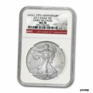 アンティークコイン コイン 金貨 銀貨 Silver Eagle NGC SKU MS-70