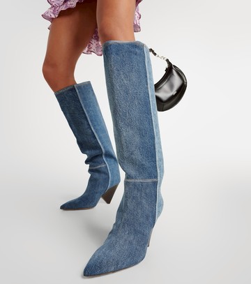 Isabel Marant Lakita denim knee-high boots