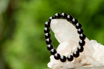 【手環系列】8mm全黑瑪瑙手環 (歡迎客製)