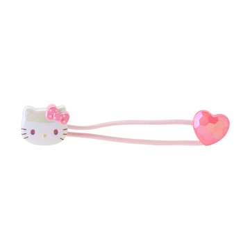 asdfkitty*KITTY愛心 造型彈力髮束 髮飾 髮圈-日本正版商品