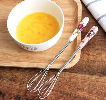 ★快速出貨★附發票~日式輕鬆熊卡通打蛋器 兒童廚房餐具 手動迷你打蛋器 廚房小工具