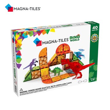 Magna-Tiles®磁力積木-恐龍世界40片