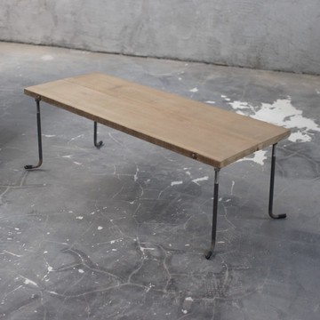wood iron table 33*95*37